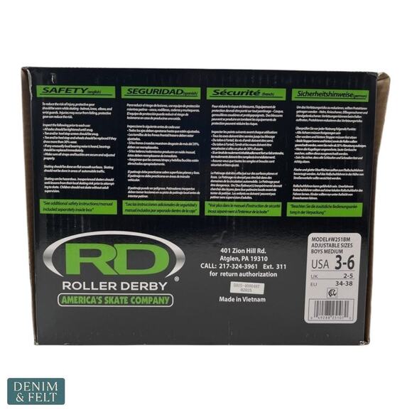 Roller Derby Green Wire Kids’ Adjustable Inline-Quad Combo Skates Sz 3-6 | NEW - Picture 8 of 15